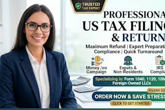 e file US tax returns I CPA I US tax preparer