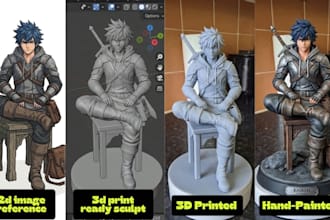 convert your 2d image, photo or sketch into 3d printable stl model