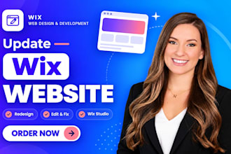 fix, edit, and update your wix website professionally