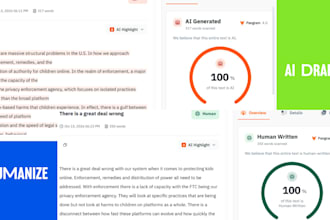 edit and humanize ai content profread your ebook or academic writing