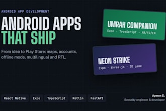 develop your android app with react native expo or kotlin