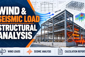 wind load, seismic load calculations, structural analysis