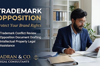provide trademark opposition and legal representation services