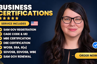 sam gov registration, cage code, uei, mbe, wosb and 8a certification