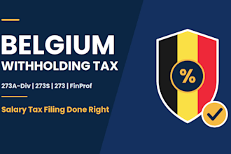 file belgian withholding tax declarations finprof 273a div 273s 273 forms salary