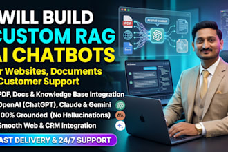 be your ai rag chatbot expert for webs documents and customer support