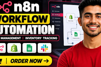 build n8n workflow automation for order management and inventory tracking ai n8n
