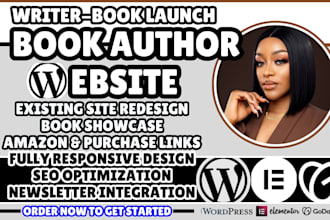 build a wordpress author website for your book launch