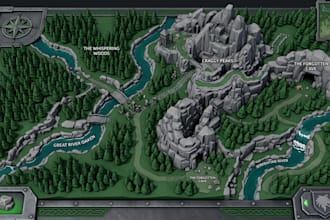 design 3d game maps, game environment, level design, open world game map