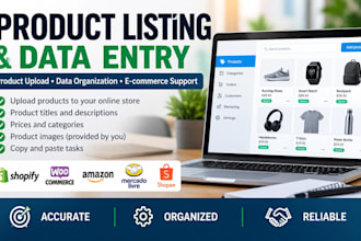upload and organize products in your online store