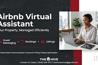 be your airbnb virtual assistant for guest messaging and bookings