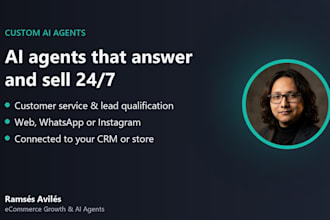build a custom ai agent for customer service and sales