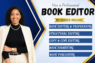do book editing and formatting, copy edit, proofread and amazon kdp formatting