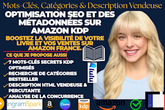 faire l optimisation seo mots clés et metadonnees amazon kdp de livre
