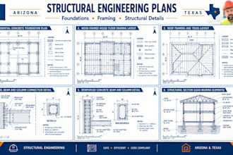 structural engineering drawing sructural plan structural analysis arizona texas