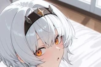 record seductive nsfw erotic female sexy cute voice over as anime girl