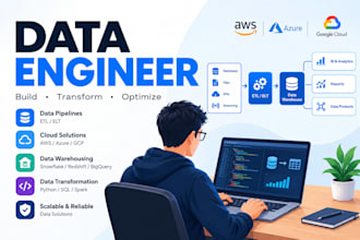 build data engineering pipelines using python, sql, and etl