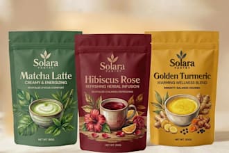 recreate food labels, redesign food box packaging and food packaging design