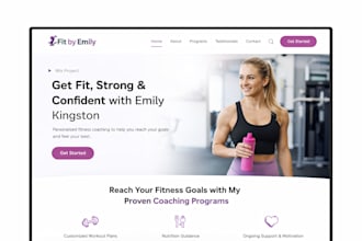 vic wix website landing page