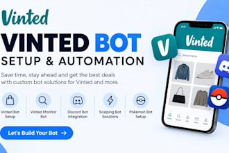 build vinted bot vinted monitor bot vinted discord bot scalping bot pokemon bot