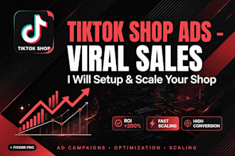 setup and manage viral tiktok shop ads campaign
