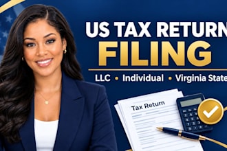 file US llc business tax returns, individual tax returns and virginia state tax