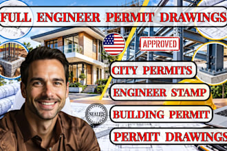 ks de or building permit drawing, structural engineer permit set, engineer stamp