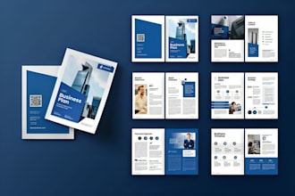 design annual report, company financial report, corporate and business document