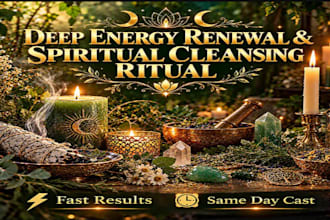 cast powerful energy aura cleansing