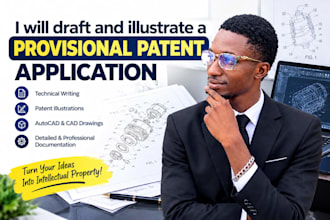 draft and illustrate a provisional patent application