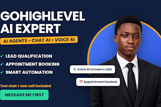 set up gohighlevel ai agent with voice ai and conversational ai