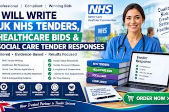write UK nhs tenders healthcare bids and social care tender responses