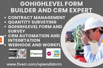 build and setup gohigh level formcrm automation contract management