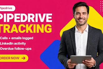 set up pipedrive to track calls emails and linkedin followups