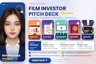 do film investor pitch deck screenplay presentation movie bible cinematic film