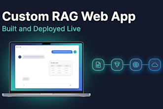 build a custom rag web application and deploy it live