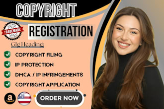 prepare your US copyright registration application, books, songs
