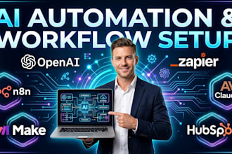 build ai automation workflows using make n8n zapier and openai crm gumloop