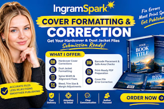 format ingramspark hardcover interior and dust jacket files
