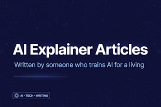 write clear ai explainer articles for your tech startup blog