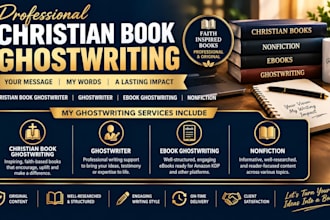 do christian book ghostwriting, ghostwriter, ebook ghostwriting and non fiction
