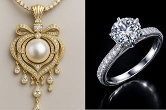 do 3d jewelry cad design, jewelry design and stunning product design