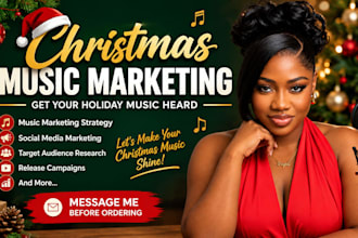 promote your christmas music and holiday songs with a targeted marketing