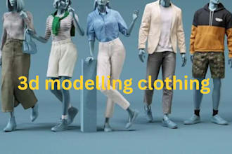 do 3d clothing brand, design 3d clothing, modelling 3d