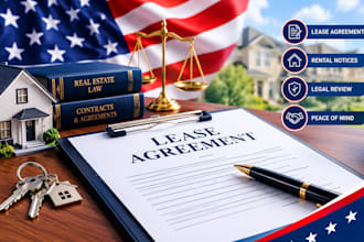 draft or review landlord tenant agreements and rental notices