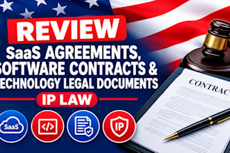 review saas agreements, software contracts and technology legal documents ip law