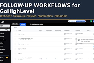 build your gohighlevel follow up workflow pack with reviews and reactivation