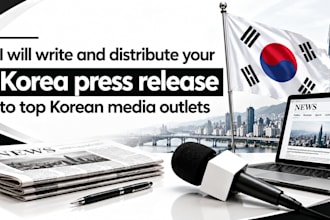 write and distribute your korea press release to top korean media outlets