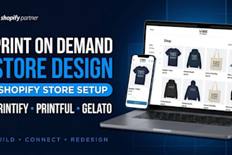 do shopify dropshipping print on demand etsy pod store printify shopify gelato