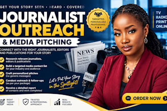 do journalist outreach, media pitching and press release distribution for brands